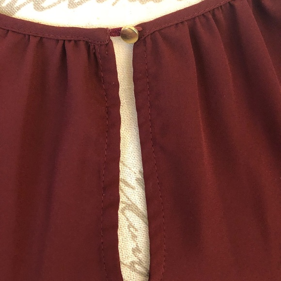 Mossimo Maroon Top Size M - Picture 6 of 8